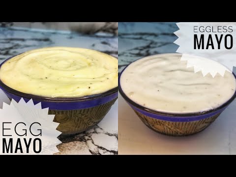 Mayonnaise recipe | Egg Mayonnaise recipe | Eggless Mayonnaise | Garlic Mayonnaise | Paradise Feast