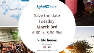 #LinkedInLocalMiami 🌴 March Event Promo Video 1