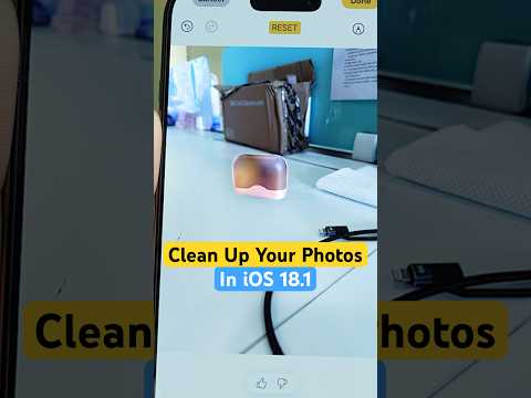 Remove Unwanted Objects with iOS 18.1 #ios18 #iphone #apple