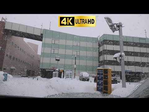 Ario Sapporo parking garage 4K/30p：Entrance、Hokkaido Japan