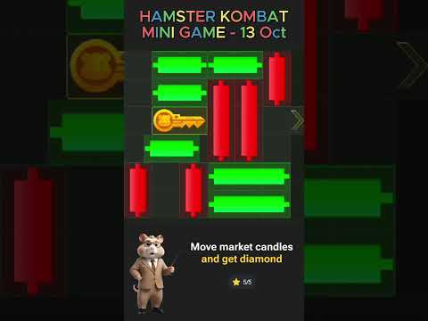 Hamster Kombat New Season Mini Game Solution 13 October 2024