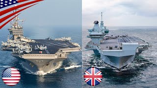 US & UK Dual Supercarrier Deployment in NATO Exercise in the North Sea