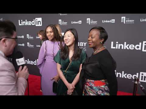 LinkedIn on the Red Carpet at the 28th Annual Webby Awards #Webbys