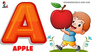 ABC Phonics Song | A is For Apple🍎 | Toddlers Learning Alphabet