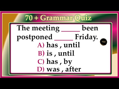 70 + test - All Tenses Mixed Quiz | Verb Tenses in English Grammar | No.1 Quality English