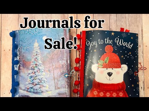 **SOLD**CHRISTMAS Junk Journal Flip Through | FOR SALE | Junk Journals for Sale |