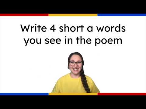 Short Vowel A CVC Poem