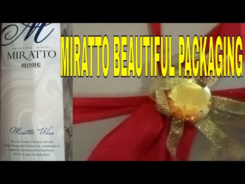 Vlog #1021 Beautiful Packaging As Souvenir  But Hard To Open/ MIRATTO Wine With Free Wine Glass