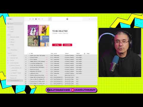 DJ Tommy Apple Music Cleanup - Deleting Songs I Never Play