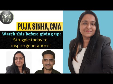 The Power of Never Giving Up | Ft. Puja Sinha CMA | CMA Talks