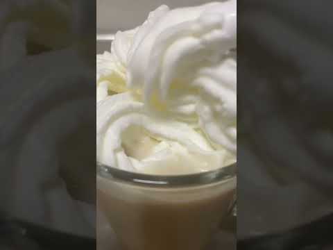 Coffee Whipped Cream 😋 #shorts