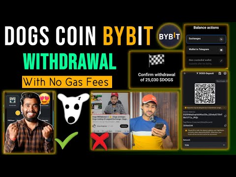 Dogs Coin Bybit Withdrawal Process || Dogs Airdrop Claim || Aizaz Engineer Dogs | Carry Techminind