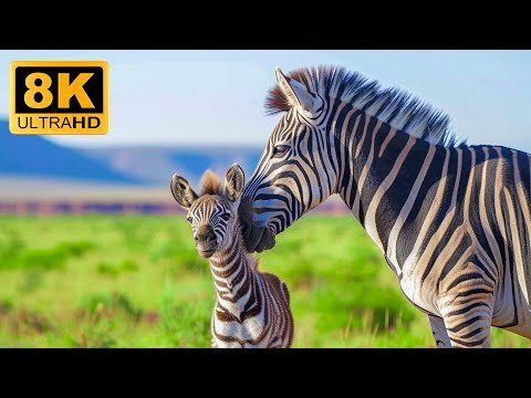 Jungle Spirits 8K ULTRA HD🐾Wildlife Footage With Gentle Music