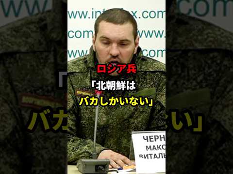 ロシア兵「北朝鮮はバカしかいない」　#ロシア #ウクライナ #プーチン #ゆっくり解説