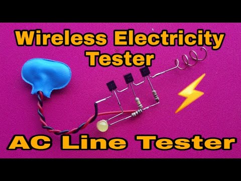 How To Make A Wireless Electricity Tester With C1815 Transistor|| Without PCB|| By Technical Tushar.