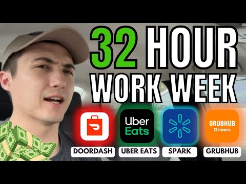 32 Hour DoorDash/Uber Eats/Spark Work Week - How Much Did I Make?