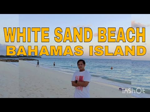 Vlog #1016 The White Sand Beach In Bahamas Island 🏝️⛱️🌴🏖️