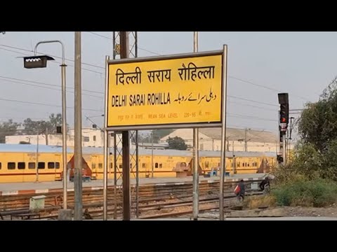 DEE, Delhi Sarai Rohilla railway station, Indian Railways Video in 4k ultra HD