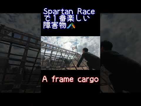 Spartan race obstacle -A frame cargo #shorts