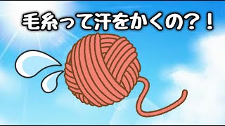 毛糸の重さが変化する仕組みについてお話しします！