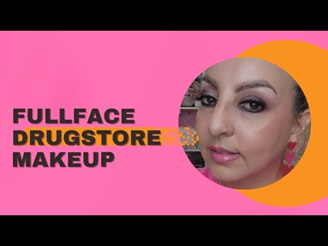 All Drugstore Makeup full face