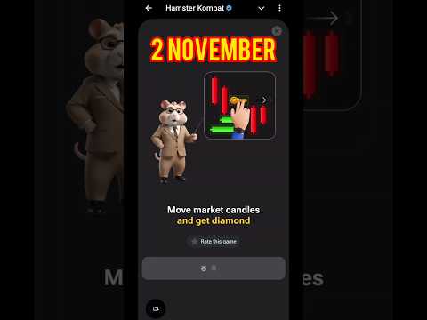 Hamster Kombat Mini Game Puzzle 2 November today #hamsterkombatminigame #hamsterkombatminigametoday