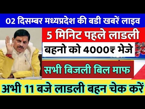 Madhya Pradesh Samachar | Morning News | Date 02.12.2024