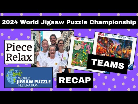 TEAMS Speed Puzzling Competition - 2024 World Jigsaw Puzzle Championship #puzzle #jigsawpuzzle