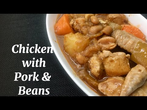 Chicken with Pork and Beans