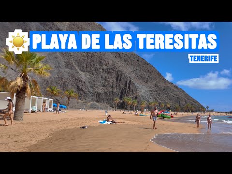 Playa de las Teresitas beach Tenerife 🇪🇸 Afternoon ☀️