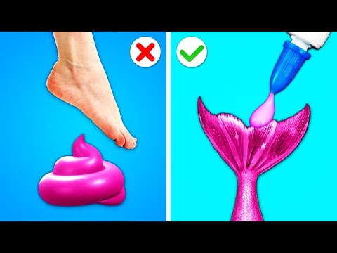 Is Sebastian🦀 A Hairdresser Now? Nerd Become A Mermaid || Best Beauty Hacks and Gadgets by Gotcha!