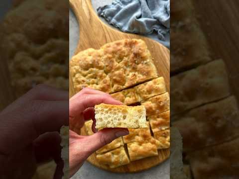 How to Easy No-Knead Focaccia.