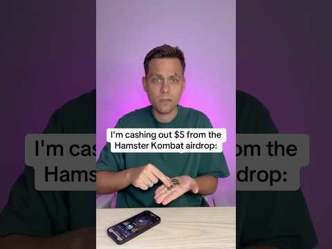 Hamster Kombat airdrop cashing out #crypto #bitcoin #hamsterkombat #telegram