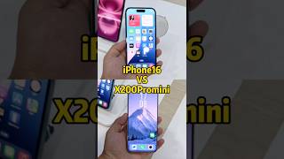 Vivo X200 Pro Mini 🆚 iphone 16 #shorts #trending #vivox200mini #iphone16