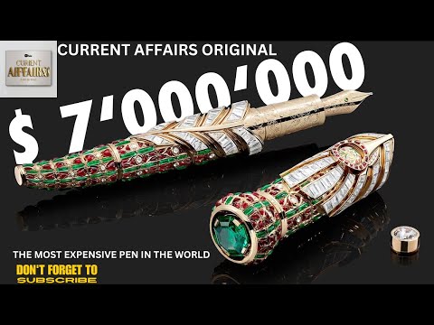 "From Gold to Diamonds: The Pinnacle of Luxury Writing"Top 10 Most Expensive Pens in the World! #pen