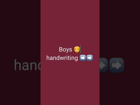 boys vs girl handwriting#shorts#comedycompany#youtubeshort#shortvideo #comedy