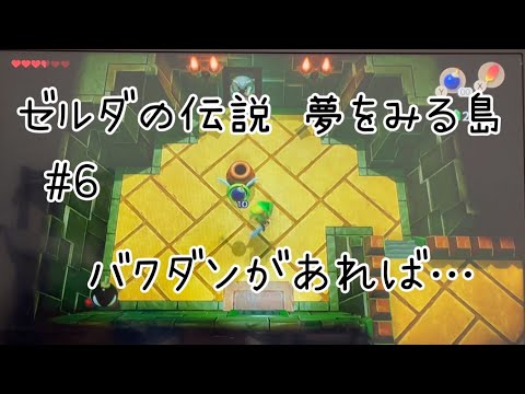 【ゲーム実況】ゼルダの伝説 夢をみる島#6【バクダンがあれば…】