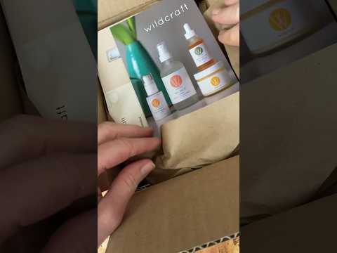 Unboxing Wildcraft Natural Skincare #youtubeshorts #asmr #naturalskincare #unboxing #naturalproducts