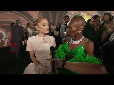 Wicked LA Dorothy Chandler Pavilion Premiere - itw Cynthia Erivo and Ariana Grande (Official video)