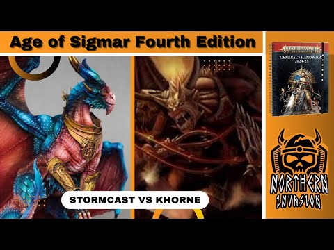 AoS4 New Stormcast Eternals Vs Blades of Khorne (2000pts): Age of Sigmar Battle Report