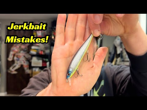 Anglers Are Making These Jerkbait Mistakes! But They Are Changeable!