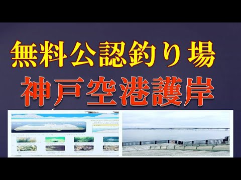 神戸空港親水護岸　釣り解放区の紹介　大阪湾神戸市公認！　大阪湾で一番沖合ですよ！