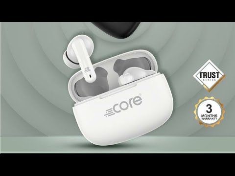 Core NB5 Justpods Bluetooth Earbuds !! Bluetooth Earbuds Unboxing Review 2024