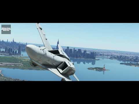 Top Gun: Maverick in MSFS2020 | F/A-18 Super Hornet fly over New York | Microsoft Flight Simulator