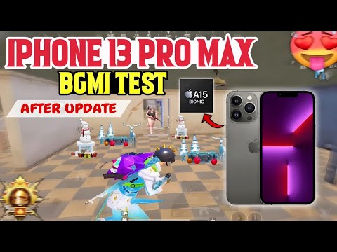 iphone 13 pro max bgmi test, after update, 90fps❤️‍🔥