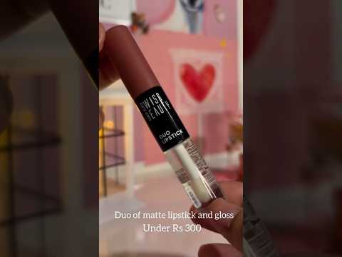 Best Duo Lipstick 💄 | Swiss Beauty Cosmetics #lipstick #lipsticktutorial #makeupshorts