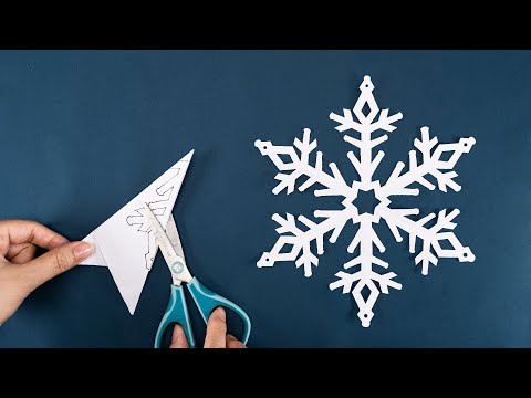 Paper Snowflake #52 - How to make Snowflakes out of paper - Christmas Ornaments