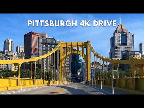 Pittsburgh 4K Driving Tour | Drive Through Downtown Pittsburgh