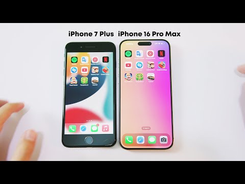 iPhone 7 Plus VS iPhone 16 Pro Max - Size, Design, Speed Comparison