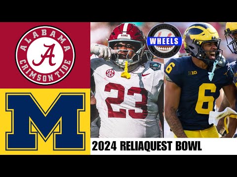 #11 Alabama vs Michigan | ReliaQuest Bowl | 2024 College Football Highlights